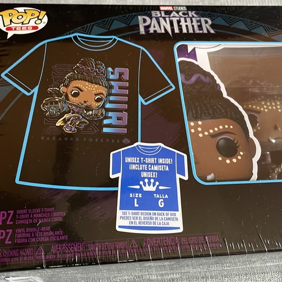 Funko POP! Marvel Collector's Box: Black Panther - Shuri - T-Shirt & Bobble-head - Picture 7 of 10